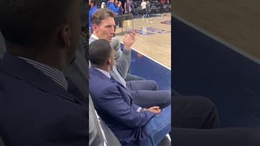 Rich Paul Courtside for Warriors vs Clippers. #nba #thepullupbasketballpodcast