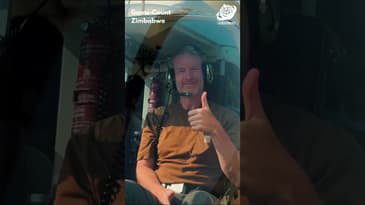 Epic Zimbabwe Helicopter Ride! Africa with Globe Aware