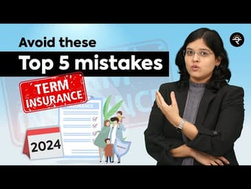 Top 5 Mistakes to Avoid When Buying Term Life Insurance | 2024 | CA Rachana Ranade