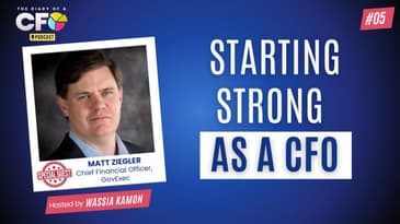Starting Strong as a New CFO, with Matt Ziegler