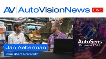 Jan Aelterman - Imec Ghent University - Interview @ AutoSens Brussels 2023