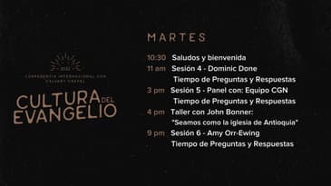 CGN Transmisión de la Conferencia (Tuesday)