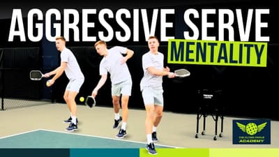 Stop Playing it Safe on Your Serve! Mindset + Mechanics for a BIG Serve in Pickleball