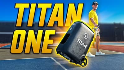 I Tested The Most Premium Pickleball Machine (Titan One Review)