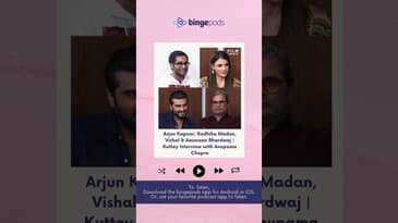 Arjun Kapoor, Radhika Madan, Vishal & Aasmaan Bhardwaj | Kuttey Interview with Anupama Chopra