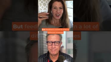 Being open to receiving feedback