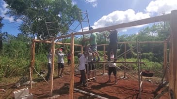 Lifting the Palapa ( Corporate Group In Mexico with Globe Aware - Nov. 2020 )