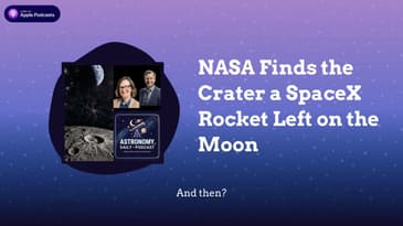 NASA Finds the Crater a SpaceX Rocket Left on the Moon