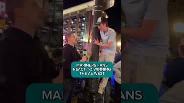 Mariners Fans Go INSANE After Winning AL West #mlb #baseball #mariners