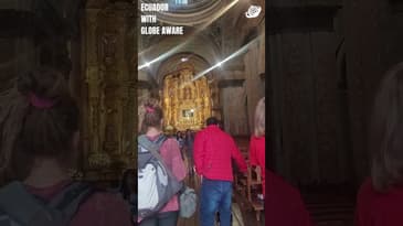 Just One of Many Beautiful Churches! Summer in Ecuador with Globe Aware