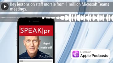Key lessons on staff morale from 1 million Microsoft Teams meetings.