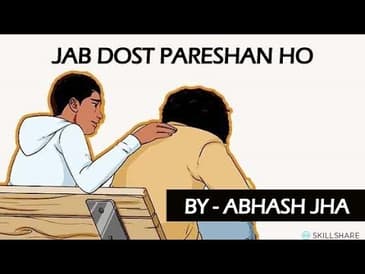 'JAB DOST PARESHAN HO' | Conversation with a friend | Storytelling in Hindi | Rhyme Attacks