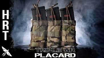 HRT Triple AR Placard (Swift Clip)