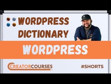 What is WordPress? (WordPress Dictionary) #shorts