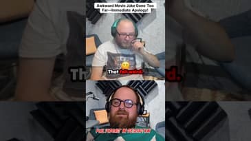 When a joke takes a turn for the awkward! 🎬😳