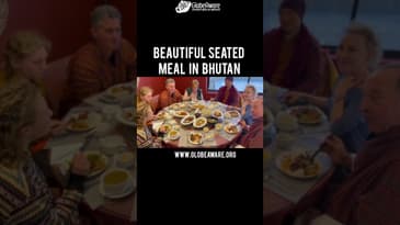 A FAMILY MEAL IN BHUTAN!? UNIQUE BHUTAN WITH GLOBE AWARE! TRAVEL 2023