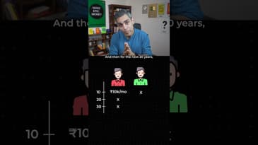 10K/month to 3 Crores in 10 years ONLY - possible?! | Ankur Warikoo #shorts