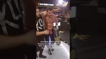 12/11/2014: Sami Zayn won the NXT Championship. Then was attacked by his best friend Kevin Owens.