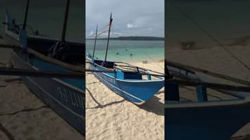 Perfect beach #boracay #shorts #philippineislands #cebupacific #empaths #islandhopping #sunset