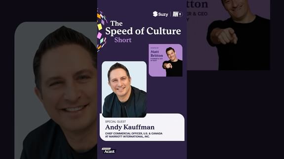 CCO Andy Kauffman on staying true to Marriott’s legacy with AI personalization | Short