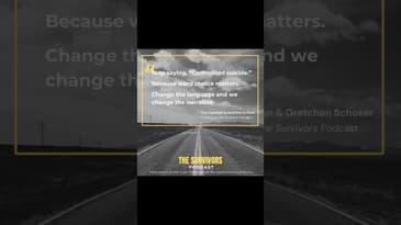 We need to stop saying “committed suicide.” #mentalhealth #wordsmatter #endthestigma #shorts