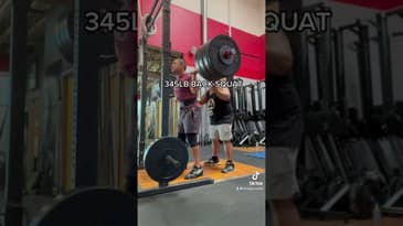 345LB Back Squat | Dr. Chris Garcia