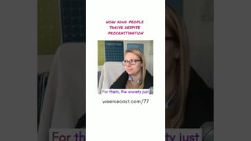 How ADHD people thrive despite procrastination! #shorts