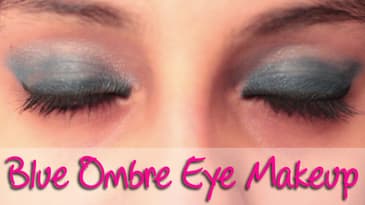 Blue Ombre Eye Makeup Tutorial