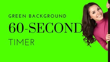 60 second timer 1 minute green screen - Health in the Real World with Chris Janke