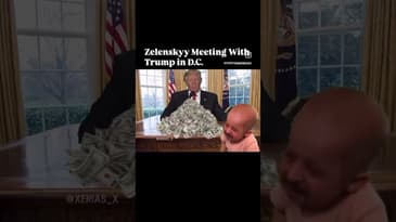 Trump and Zelenskyy Meet in D.C. — parody