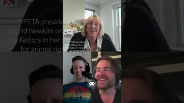 PETA founder and president Ingrid Newkirk - the story that motivated her 🐶🦴 #short