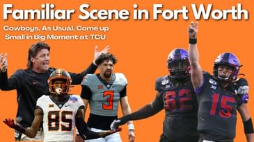 Oklahoma State Gags Up Yet Another Key Game to TCU