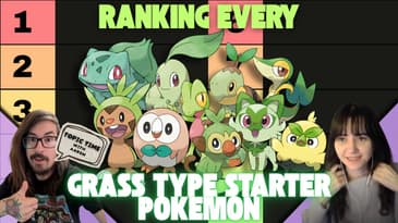 Ranking Every Grass-Type Starter Pokemon | TOPIC TIME