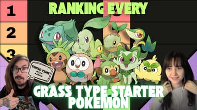 Ranking Every Grass-Type Starter Pokemon | TOPIC TIME