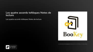 Les quatre accords toltèques Notes de lecture