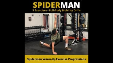 5 Spiderman Variations - Warm Up and Mobility Drills