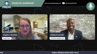Voices in Leadership: Guest Dakarai Larriett LIVE