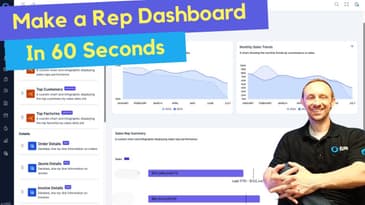 The Easiest Way to Build Data Dashboards for Manufacturing Rep Firms