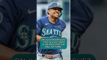 “JULIO RODRIGUEZ IS ON PACE FOR THE HALL OF FAME”