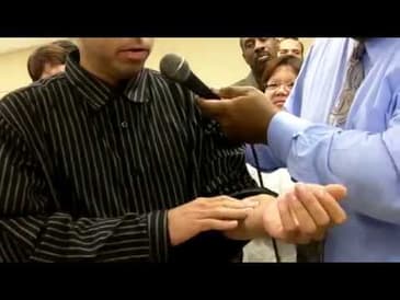 Tony Kemp Ministries: Young Man's Arm Healed