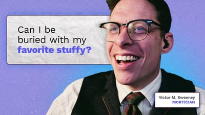 Can I be buried with my favorite stuffy?