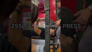 255LB X 3 Bench Press | Dr. Chris Garcia