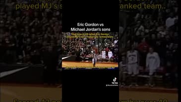 Eric Gordon vs Michael Jordan’s sons #basketball #nba #marchmadness