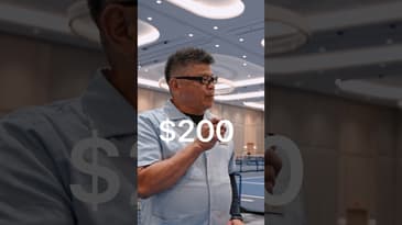 Asking strangers to guess the price of this pickleball paddle #pickleball