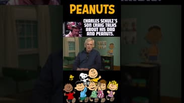 Craig Schulz, son #peanuts  #charlesschulz talks #charliebrown #shorts  #football #cartoon  #snoopy
