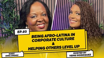 Race of Your Own Ep 3 w/ Enna Jimenez Being Afro Latina in Corporate Culture Helping others Level Up