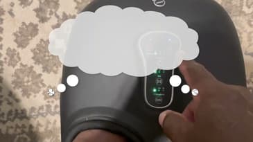 COMFIER Shiatsu Foot Massager touch controls