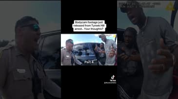 Police body-cam footage released of Dolphins Tyreek Hill getting arrested before the game. Part 4.