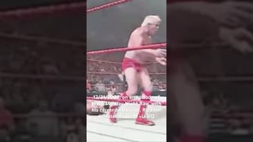 12/31/2007: on WWE Monday Night Raw, with his career on the line, Ric Flair defeated Triple H via DQ