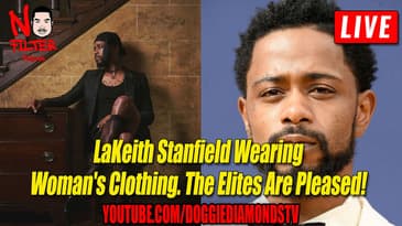 LaKeith Stanfield Wearing Woman's Clothing. The Elites Are Pleased!